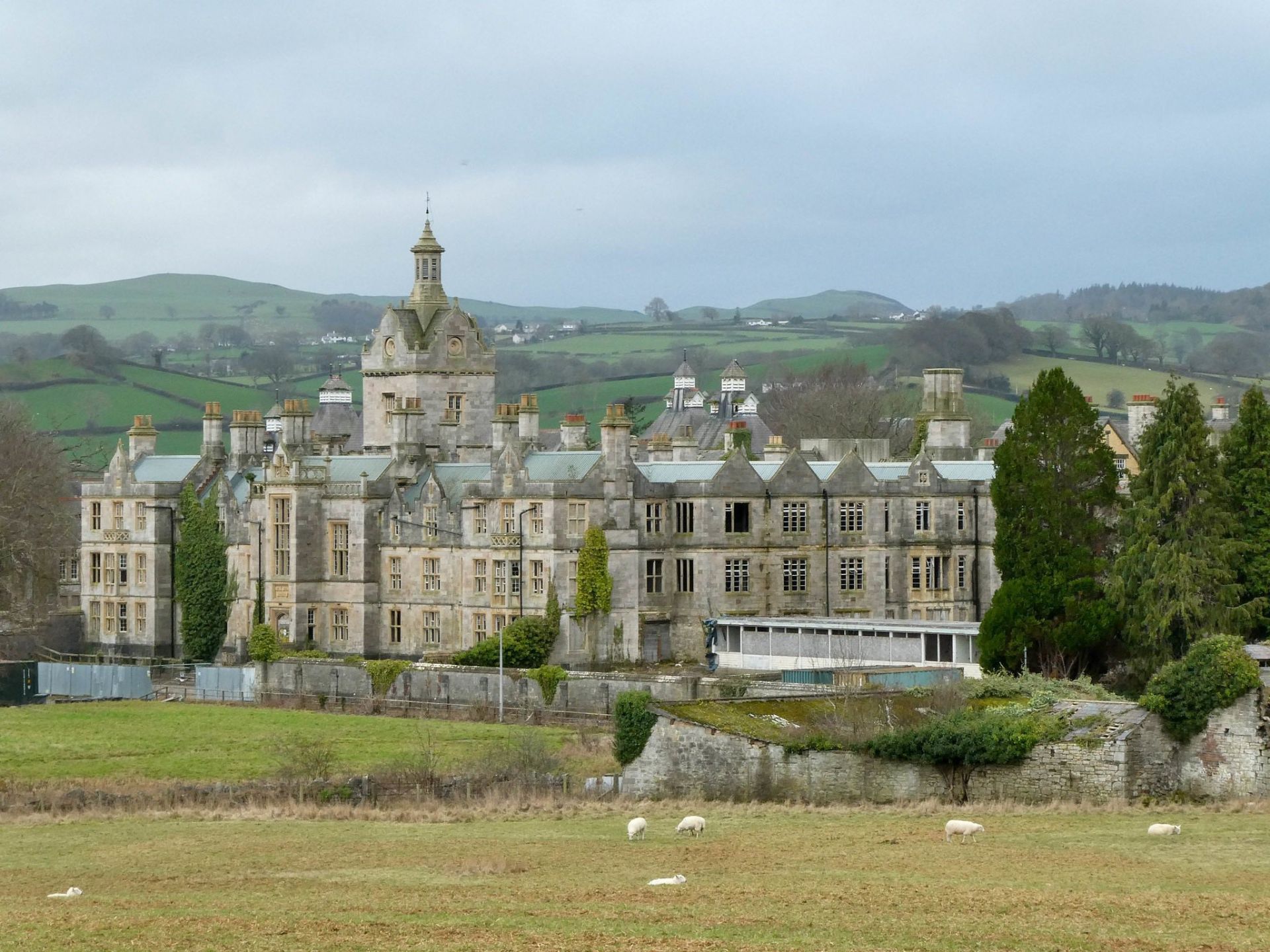 the old North Wales Hospital
